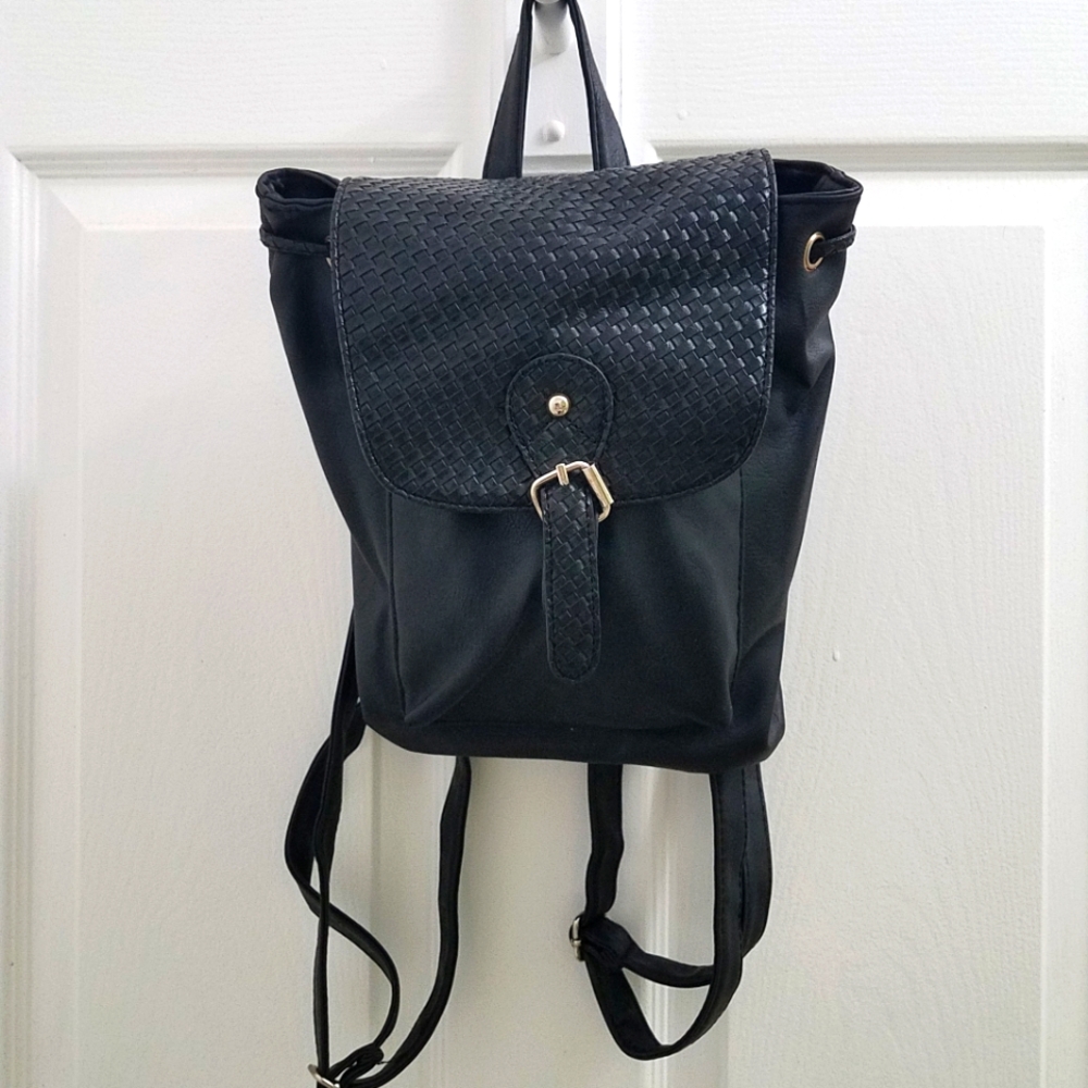 SALE! $10 Black Braided  Mini Backpack